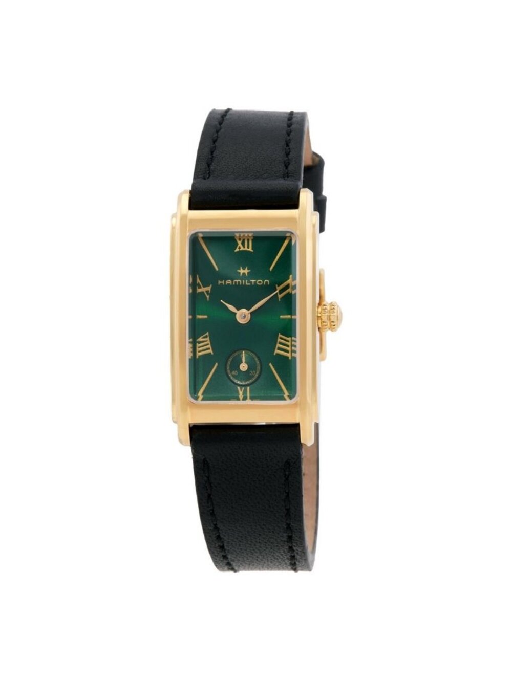 NWT Hamilton American Classic Ardmore Quartz Green Dial Watch